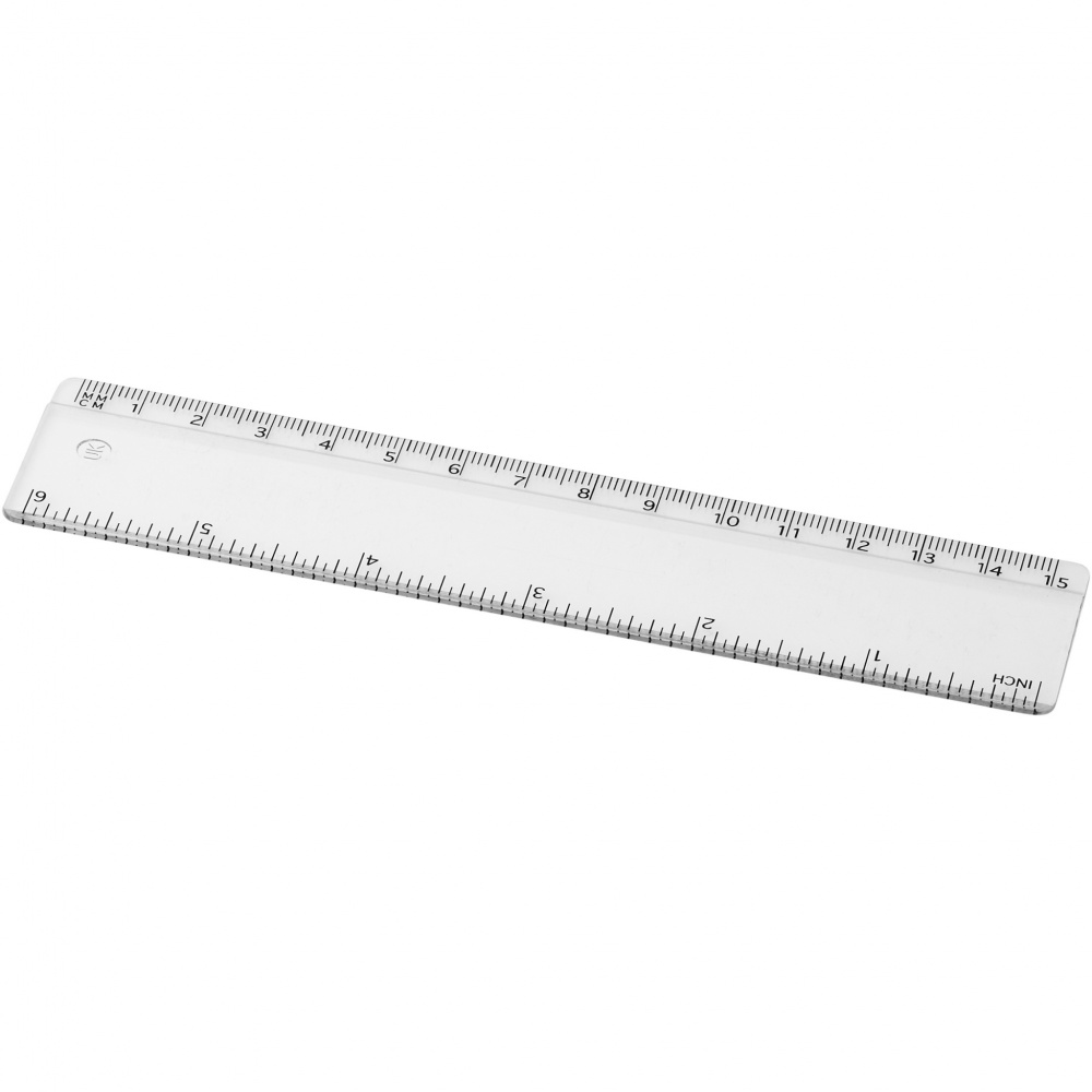 Logo trade corporate gift photo of: Renzo 15 cm plastic ruler