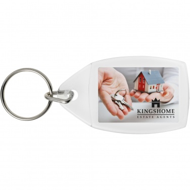 Logo trade corporate gifts image of: Rhombus keychain