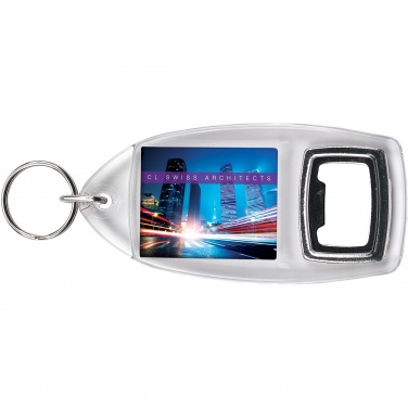 Logo trade promotional products image of: Jibe R1 bottle opener keychain