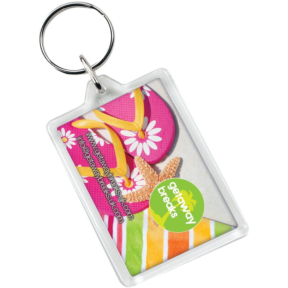 Logo trade corporate gift photo of: Vito C1 rectangular keychain