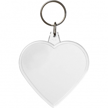 Logotrade promotional item picture of: Combo heart-shaped keychain
