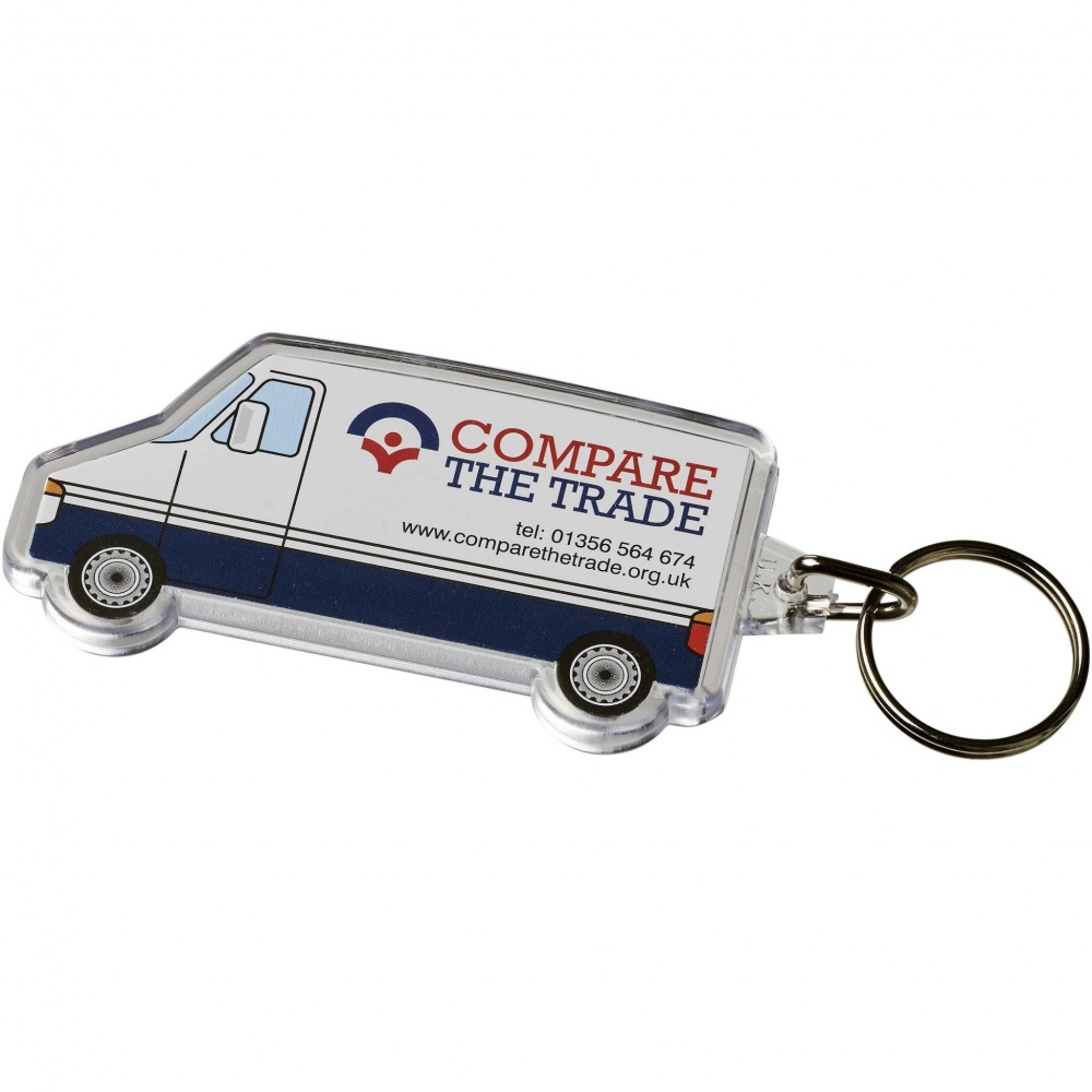 Logotrade advertising product image of: Combo van-shaped keychain