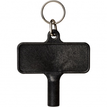 Logo trade promotional merchandise image of: Largo plastic radiator key with keychain