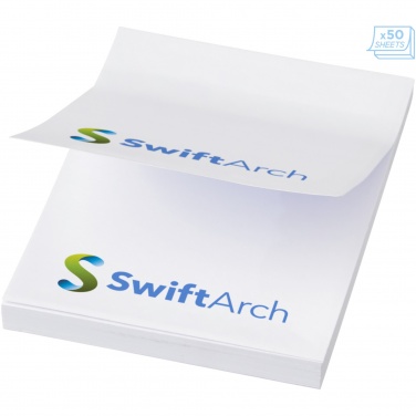 Logo trade advertising product photo of: Sticky-Mate® A8 sticky notes 50x75mm