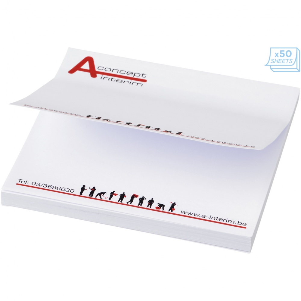 Logotrade promotional giveaway image of: Sticky-Mate® sticky notes 75x75mm