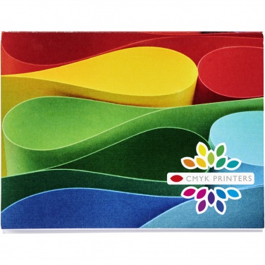 Logo trade promotional gift photo of: Sticky-Mate® A7 soft cover sticky notes 100x75mm