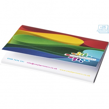 Logo trade promotional giveaways image of: Sticky-Mate® A7 soft cover sticky notes 100x75mm