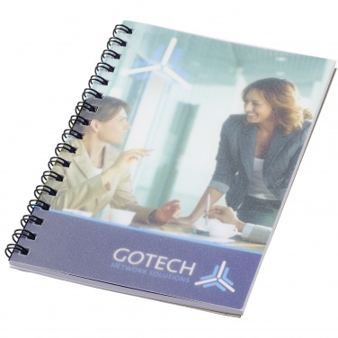 Logo trade corporate gift photo of: Desk-Mate® spiral A6 notebook PP cover