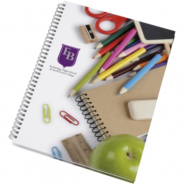 Logotrade corporate gift image of: Wire-o A4 notebook hard cover