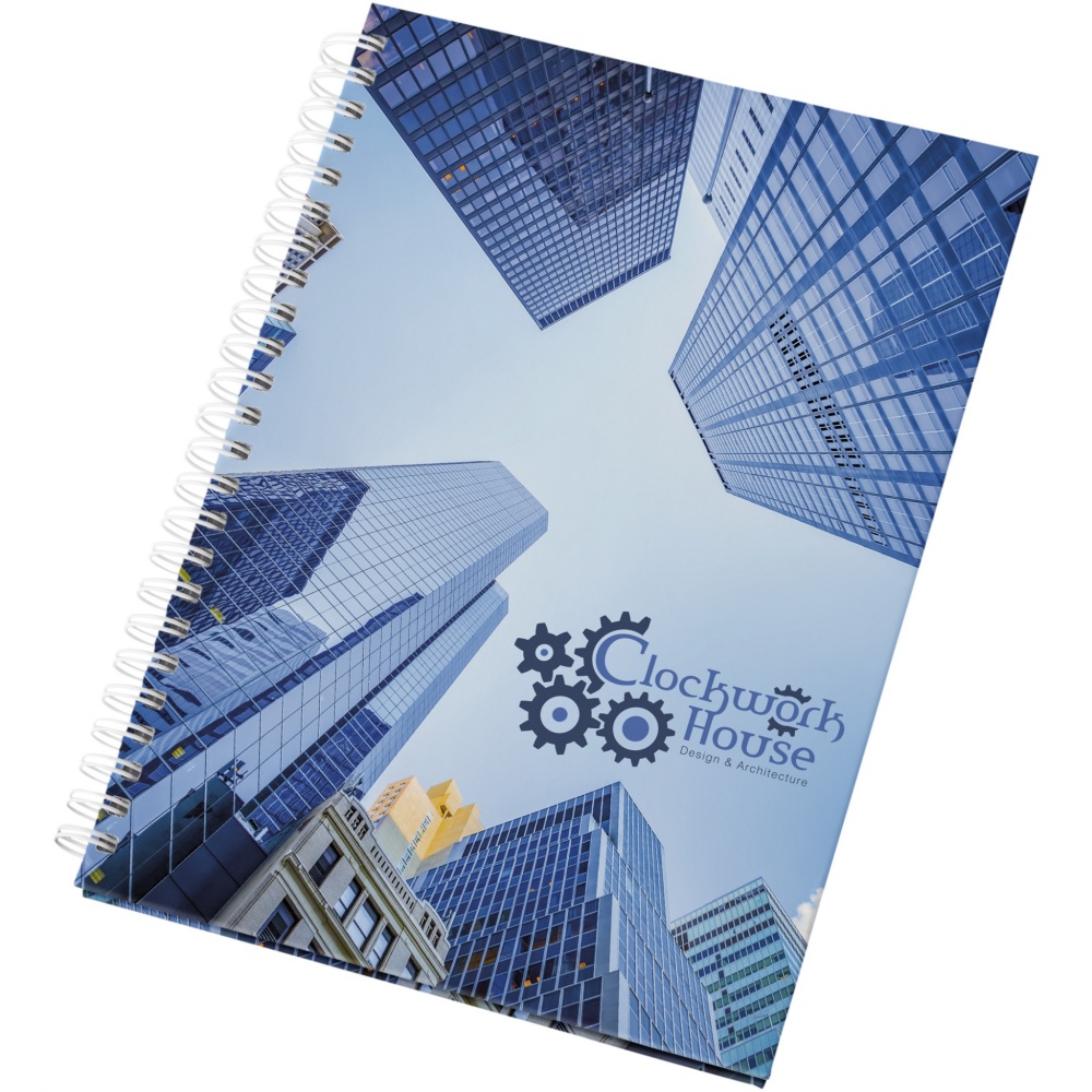 Logotrade promotional gift picture of: Wire-o A5 notebook hard cover