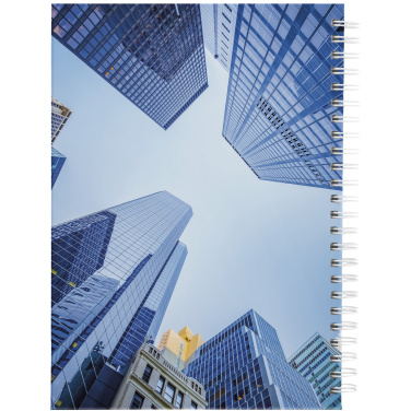 Logotrade promotional merchandise image of: Wire-o A5 notebook hard cover