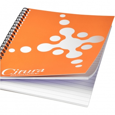 Logo trade promotional item photo of: Desk-Mate® A5 notebook synthetic cover