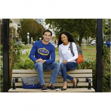 Logo trade promotional giveaways image of: Ponoka long sleeve men's organic t-shirt