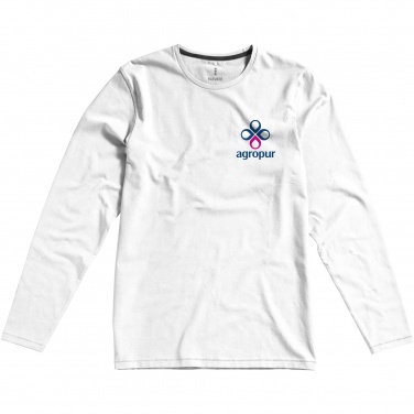 Logo trade corporate gifts picture of: Ponoka long sleeve men's organic t-shirt