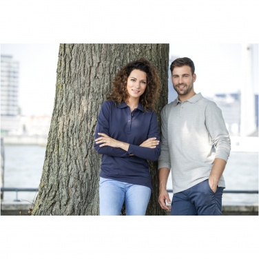 Logo trade advertising products picture of: Oakville long sleeve women's polo