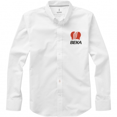Logo trade promotional merchandise photo of: Vaillant long sleeve men's oxford shirt