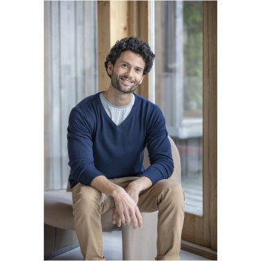 Logo trade corporate gift photo of: Stanton men's v-neck pullover