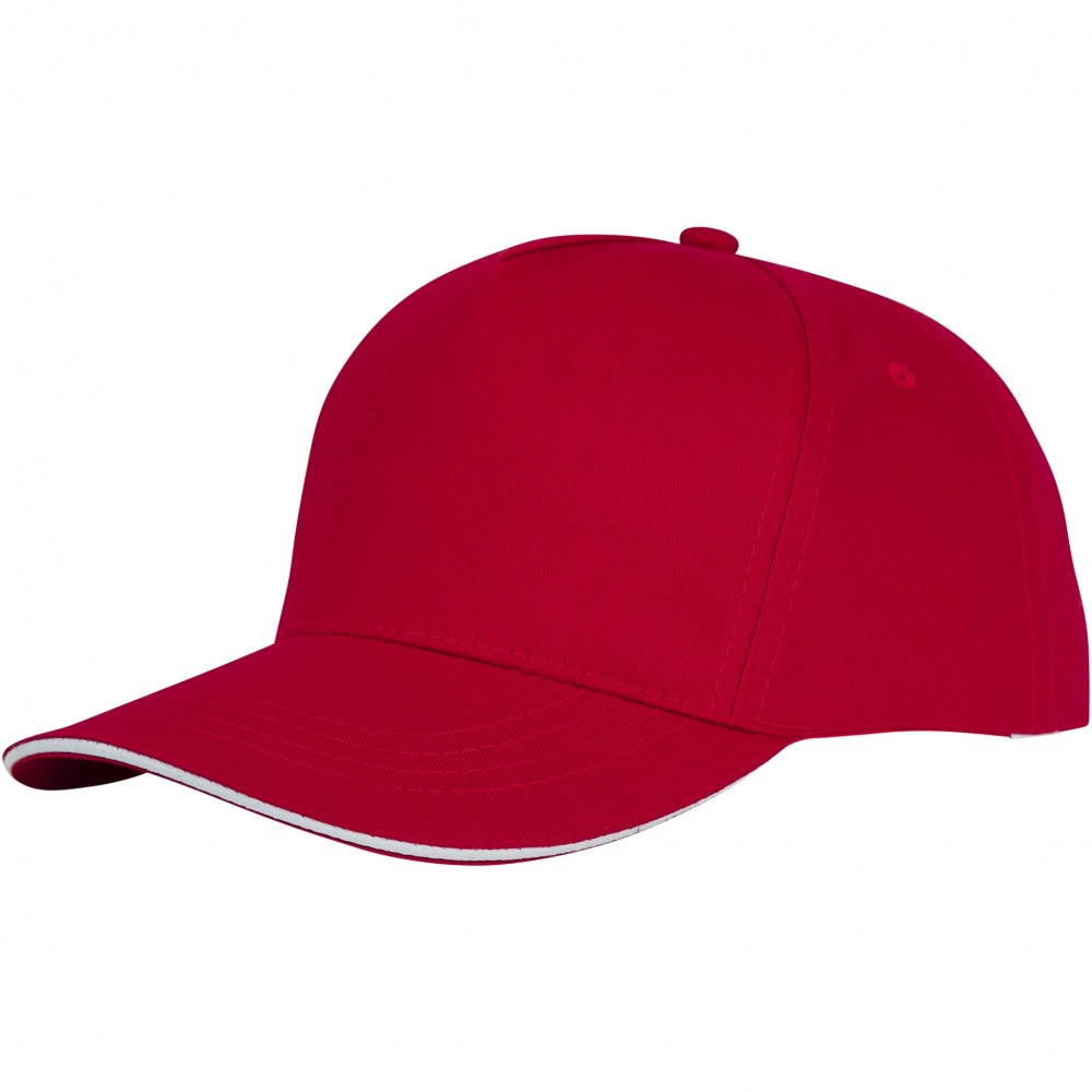 Logo trade promotional items picture of: Ceto 5 panel sandwich cap