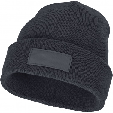 Logo trade promotional giveaways image of: Boreas beanie with patch
