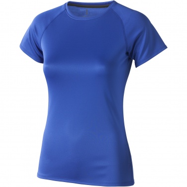 Logo trade promotional gifts image of: Niagara short sleeve women's cool fit t-shirt