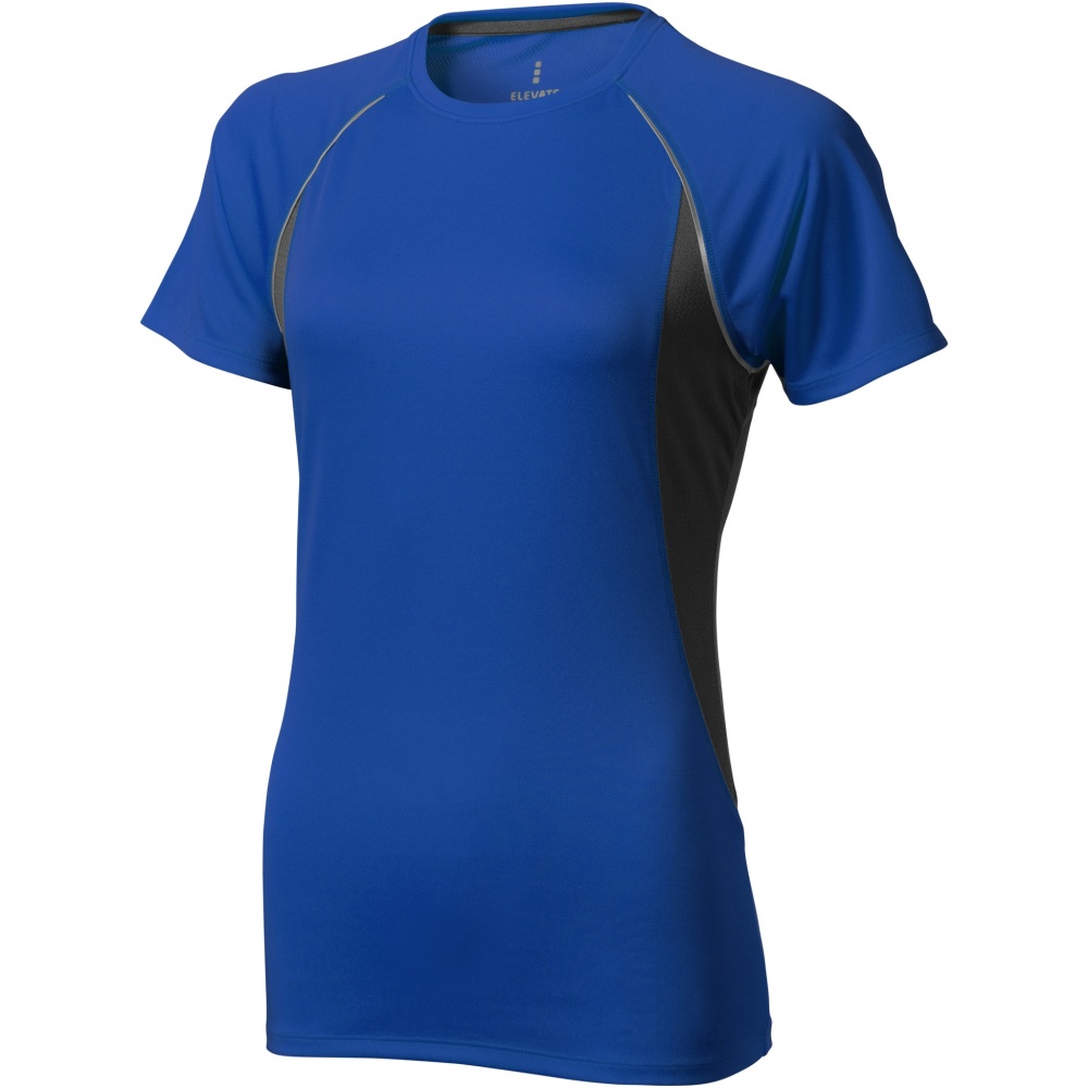 Logo trade promotional giveaways image of: Quebec short sleeve women's cool fit t-shirt