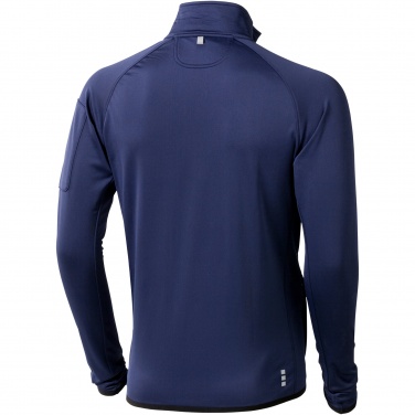 Logo trade promotional giveaway photo of: Mani men's performance full zip fleece jacket