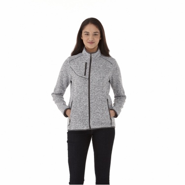 Logo trade promotional merchandise image of: Tremblant women's knit jacket