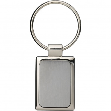 Logotrade promotional merchandise image of: Sergio rectangular metal keychain