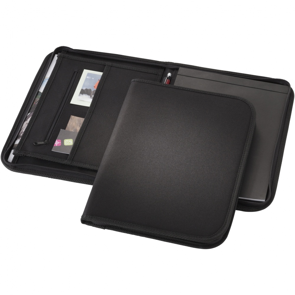 Logo trade promotional merchandise picture of: Berkely A4 zippered portfolio
