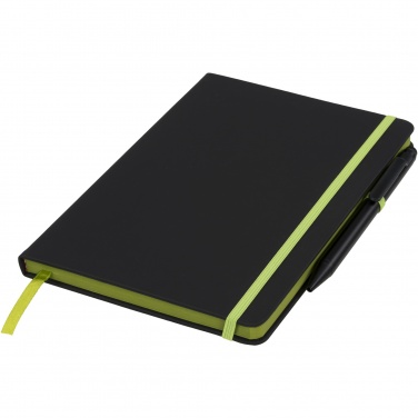 Logo trade corporate gift photo of: Noir Edge medium notebook