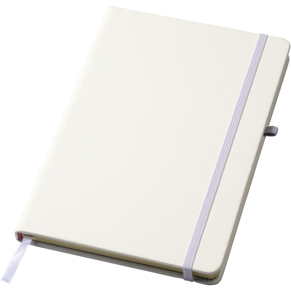 Logo trade promotional gifts image of: Polar A5 notebook with lined pages
