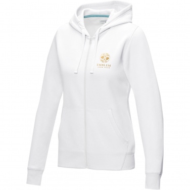 Logotrade promotional giveaway picture of: Ruby women’s organic recycled full zip hoodie