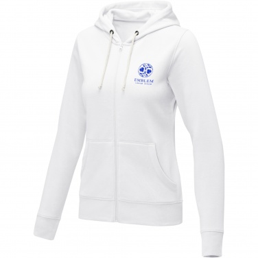 Logo trade promotional items image of: Theron women’s full zip hoodie
