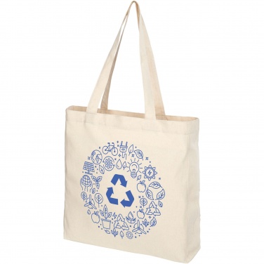 Logo trade corporate gift photo of: Pheebs 210 g/m² recycled gusset tote bag 13L