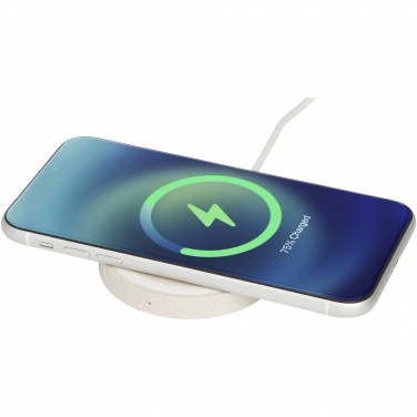 Logotrade promotional item image of: Naka 5W wheat straw wireless charging pad