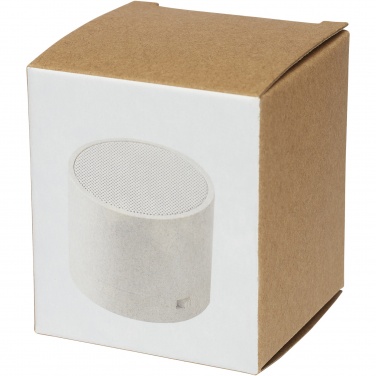Logotrade promotional item image of: Kikai wheat straw Bluetooth® speaker