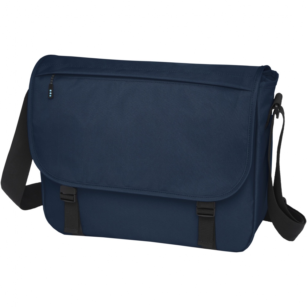 Logotrade promotional giveaway image of: Baikal GRS RPET 15" laptop bag 12L