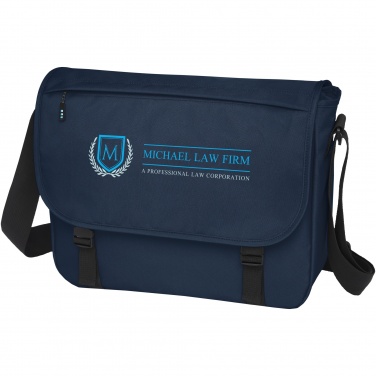 Logo trade promotional merchandise image of: Baikal GRS RPET 15" laptop bag 12L