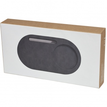 Logo trade promotional items picture of: Klip 5W wireless charging desk organizer