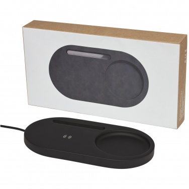 Logo trade promotional gift photo of: Klip 5W wireless charging desk organizer