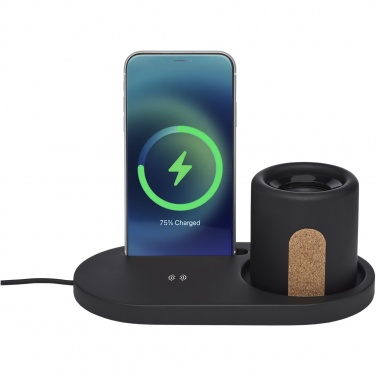 Logotrade advertising product picture of: Klip 5W wireless charging desk organizer