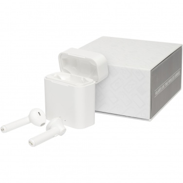 Logo trade promotional products image of: Volantis UVC True Wireless auto pair earbuds
