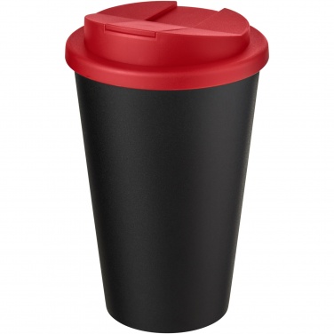 Logo trade business gift photo of: Americano® Eco 350 ml recycled tumbler with spill-proof lid