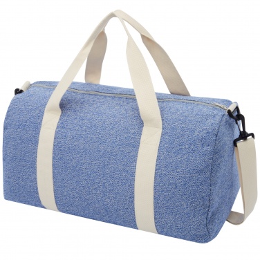 Logotrade promotional gift picture of: Pheebs 450 g/m² recycled cotton and polyester duffel bag 24L