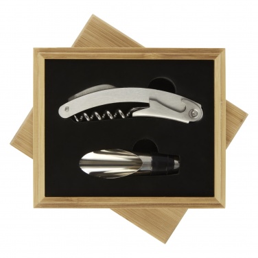 Logo trade promotional giveaway photo of: Merlou 2-piece wine set