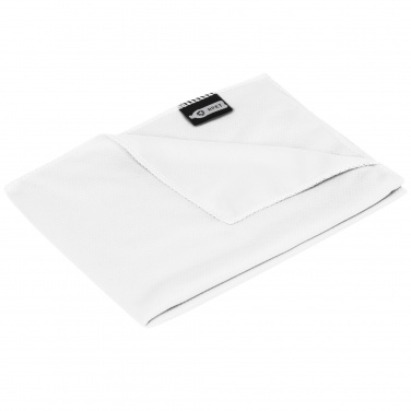 Logo trade promotional merchandise picture of: Raquel cooling towel made from recycled PET 80x30 cm