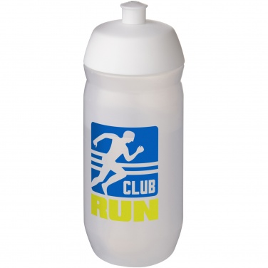 Logotrade promotional items photo of: HydroFlex™ Clear 500 ml squeezy sport bottle