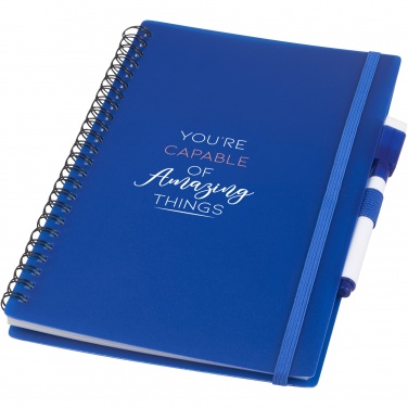 Logo trade promotional merchandise picture of: Pebbles reference reusable notebook