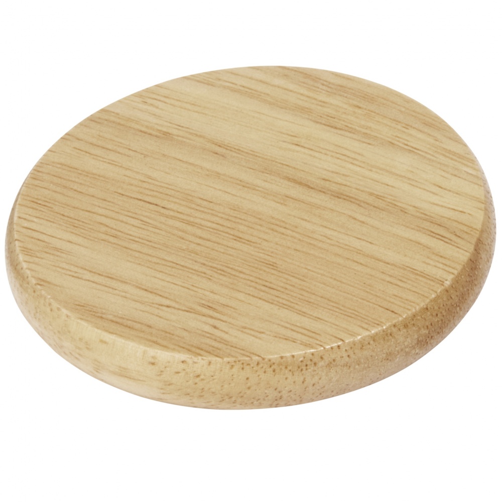 Logotrade advertising product image of: Scoll wooden coaster with bottle opener