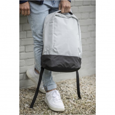 Logo trade promotional merchandise photo of: Cover GRS RPET anti-theft backpack 18L